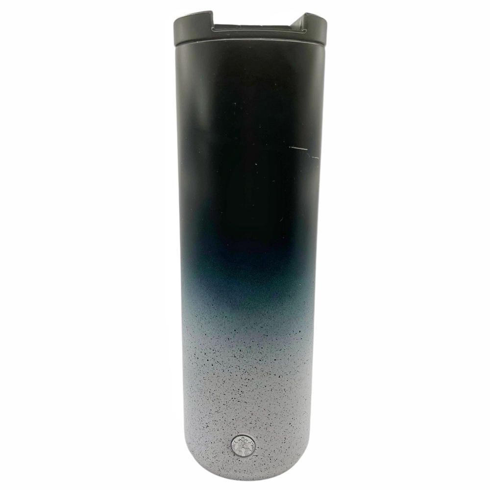 Starbucks Ombre white/black/blue Speckled Tumbler